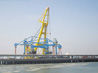 Transport of port cranes