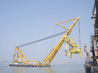 Transport of port cranes